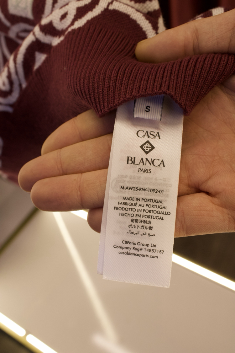 CasaBlanca Monogram Cotton Knit
