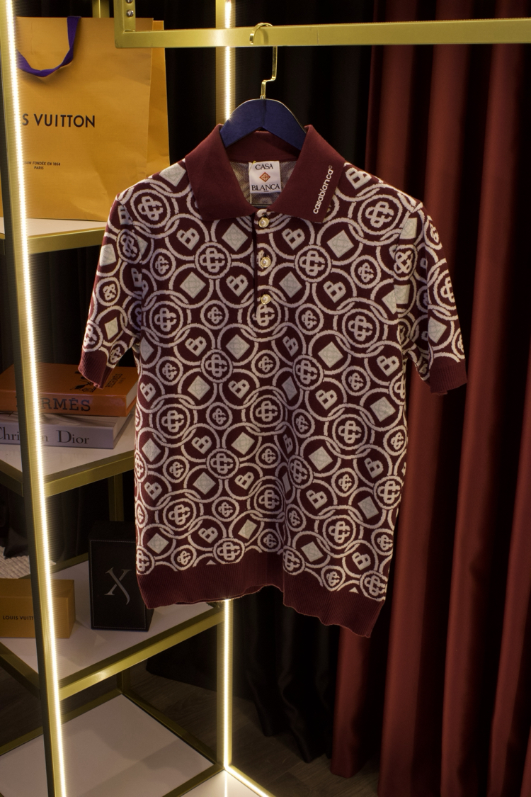 CasaBlanca Monogram Cotton Knit