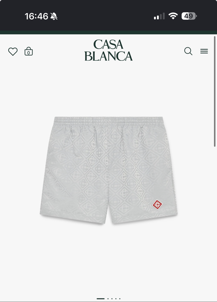 Casablanca Monogram Jacquard Swim Shorts
