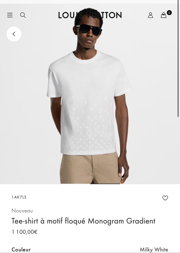 Lv Gradient Signature Flock Print