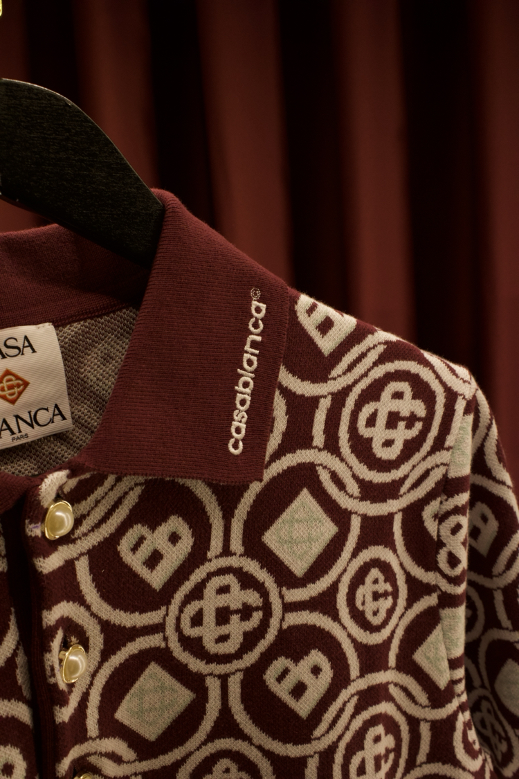 CasaBlanca Monogram Cotton Knit
