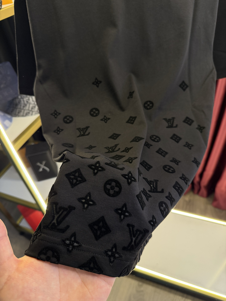 Lv Gradient Signature Flock Print