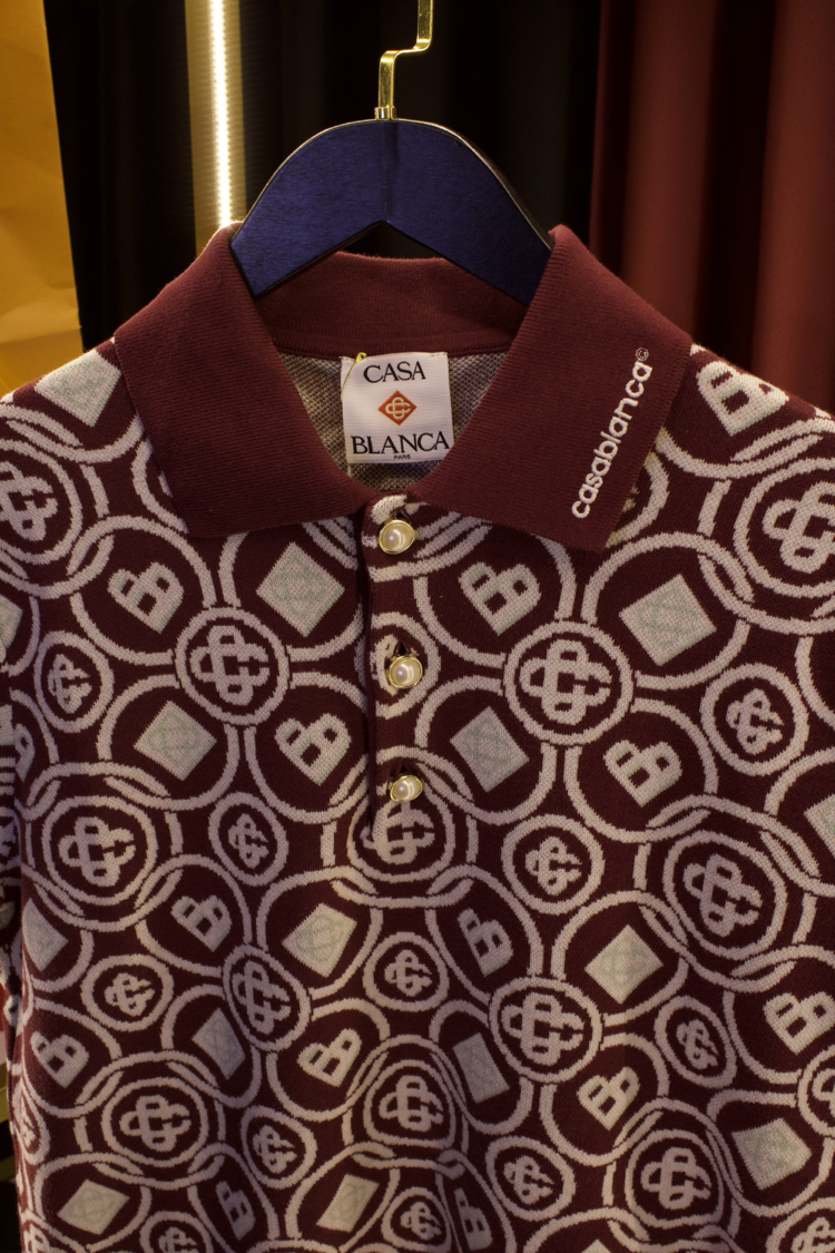 CasaBlanca Monogram Cotton Knit