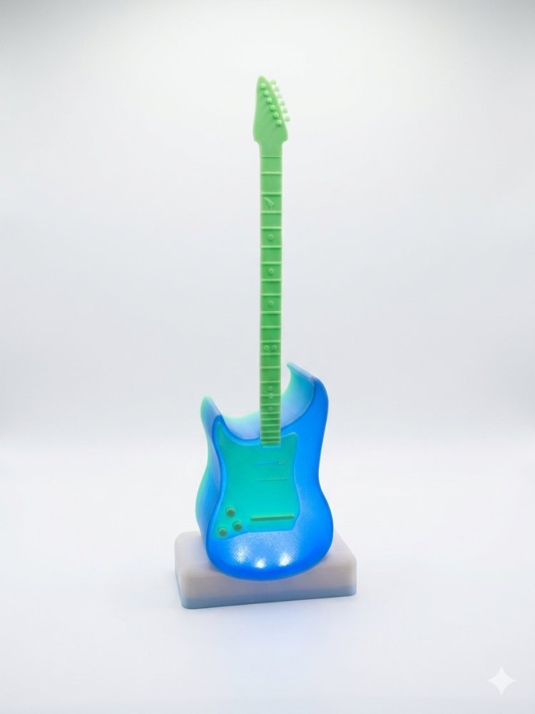 renkli gitar masa lambaaı 