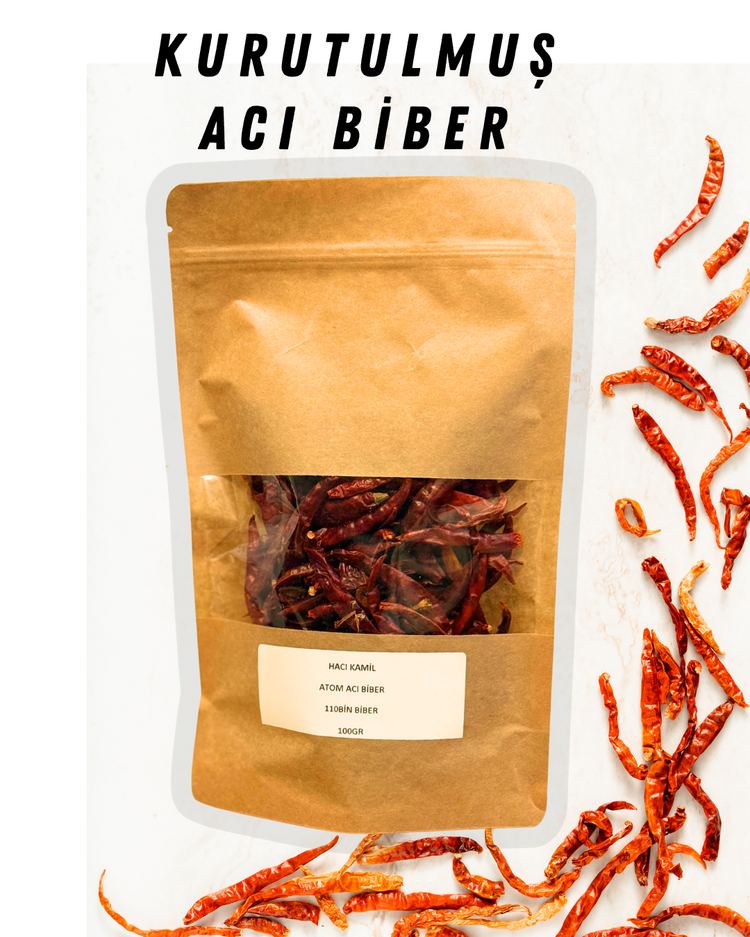 HACI KAMİL ATOM ACI KURU BİBER 100GR