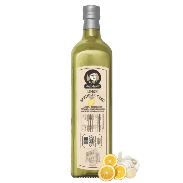 LİMON SARIMSAK KÜRÜ 250 GR CAM ŞİŞE