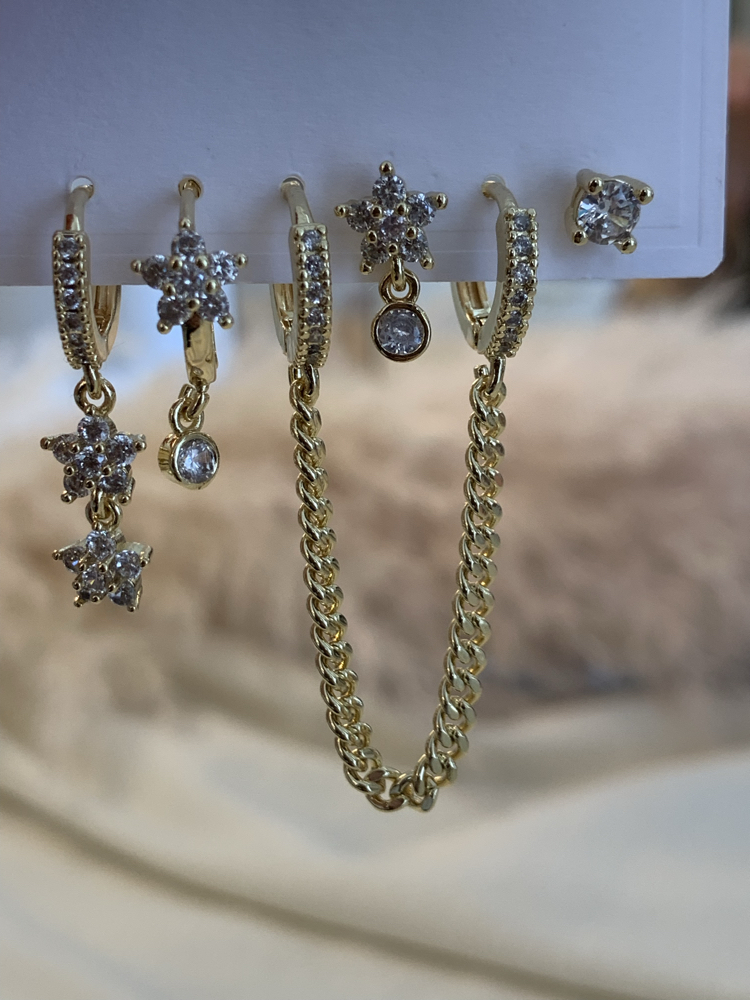 6’lı Vip Küpe Set