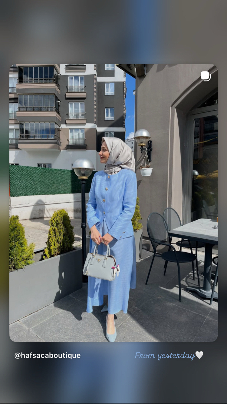 Maq özel tasarım ikili ceket etek takım