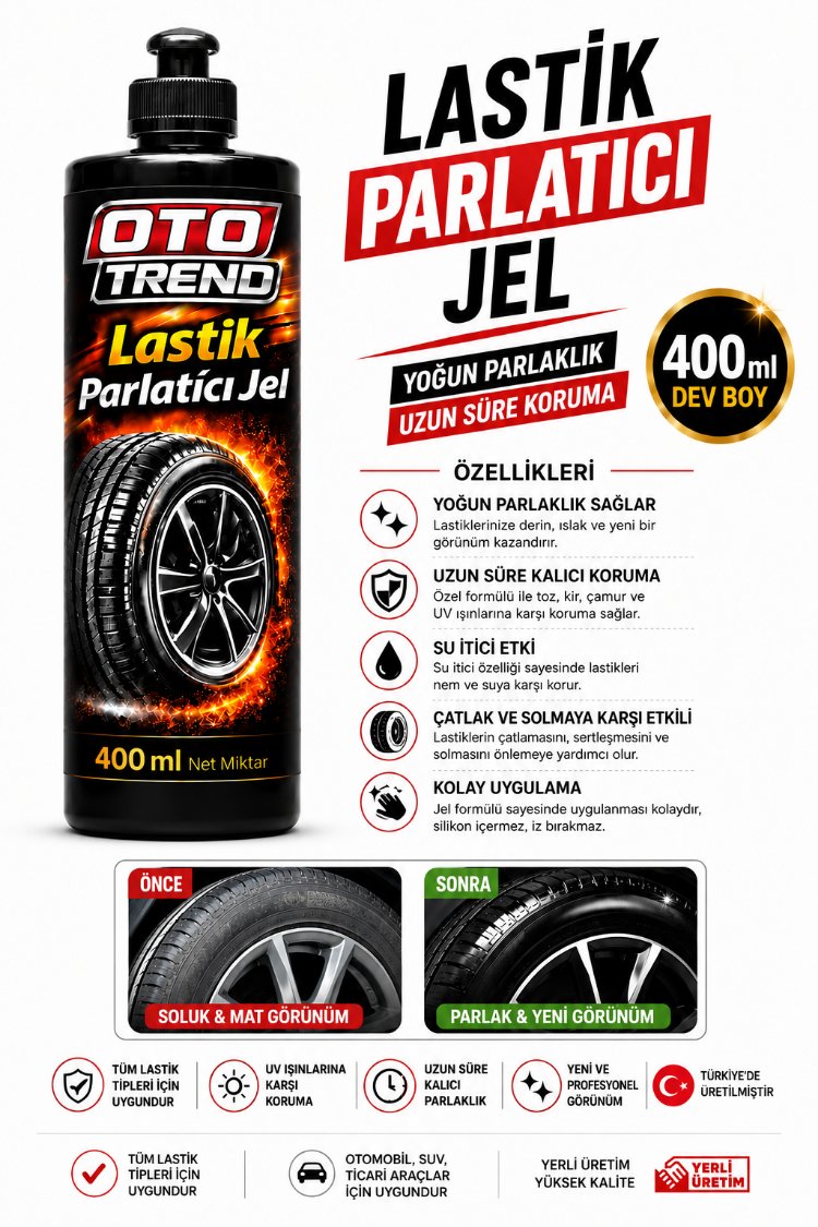 lastik parlatıcı jel