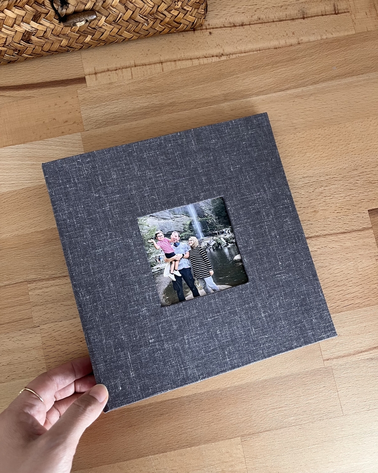 Çerçeve (Füme) | El Yapımı Fotoğraf Albümü | Anı Defteri | 21x21