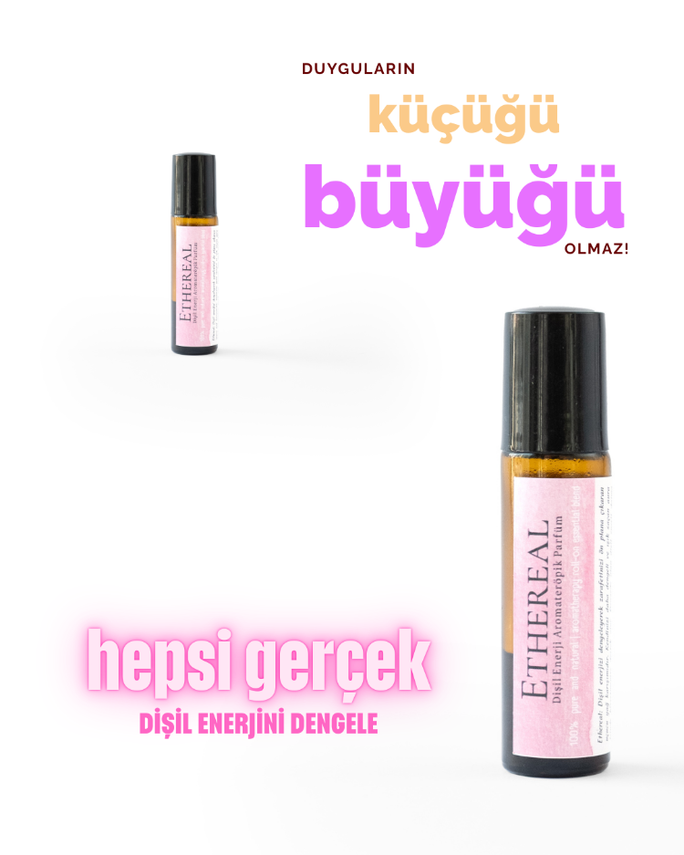 Aromateröpik Parfüm / Dişil Enerji- Ethereal / Rahat Uyku- Lull Ritual / Hafıza- Focuswave