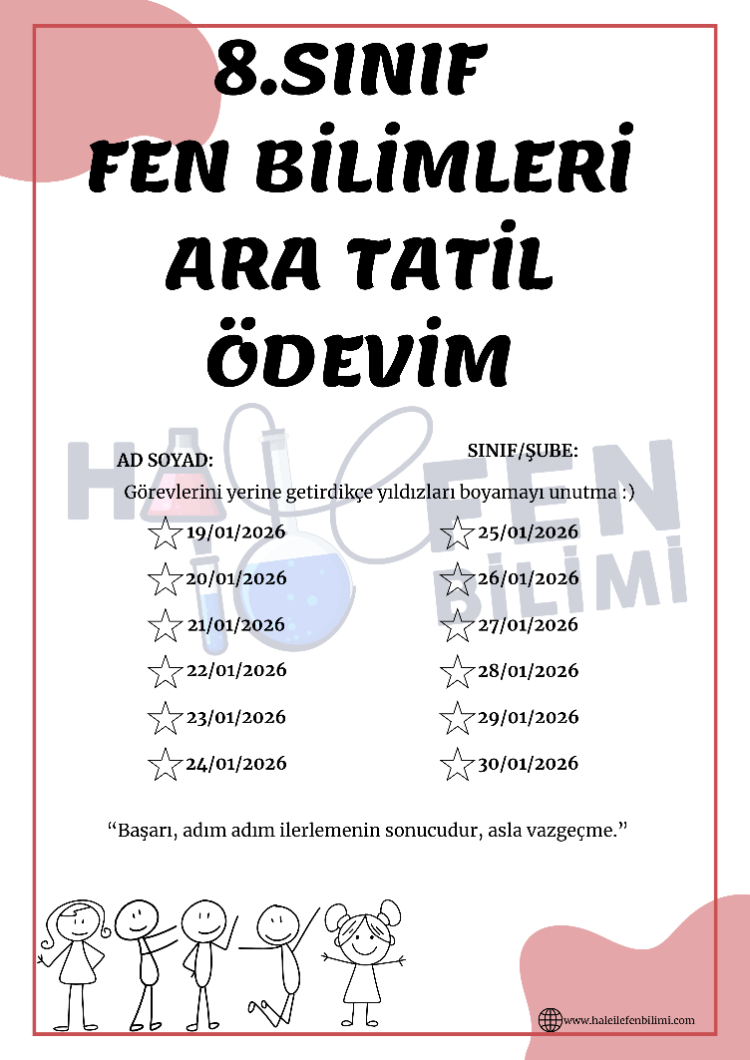 8.SINIF ARA TATİL TEKRAR 