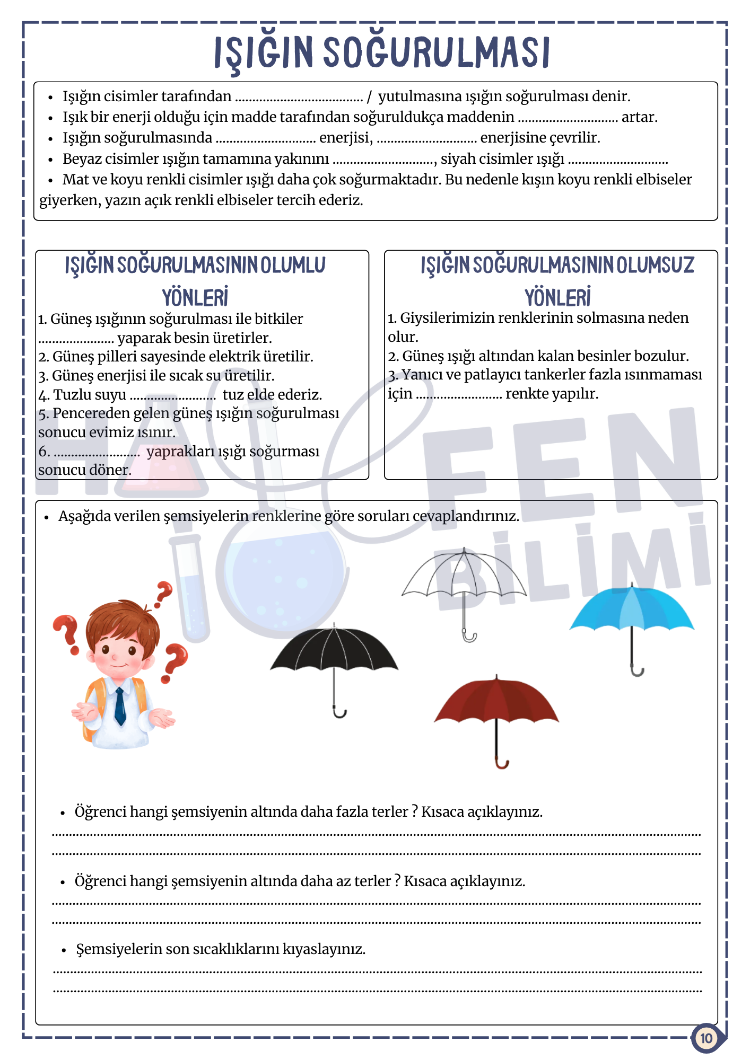6.SINIF 4.ÜNİTE FASİKÜLÜ