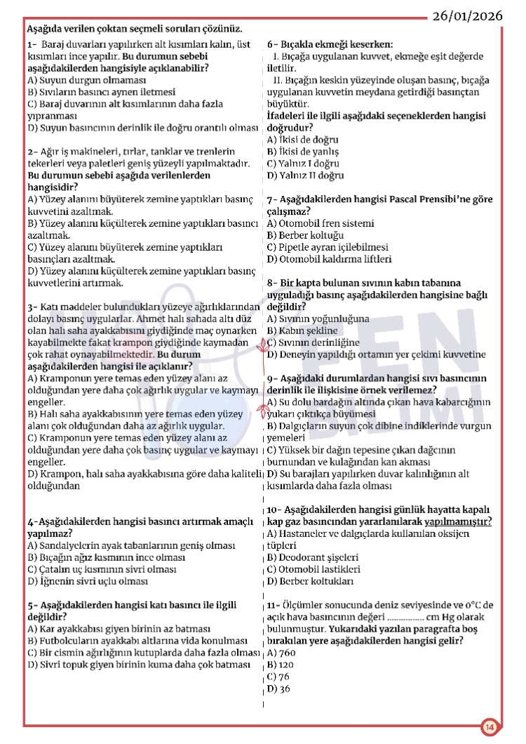 8.SINIF ARA TATİL TEKRAR 