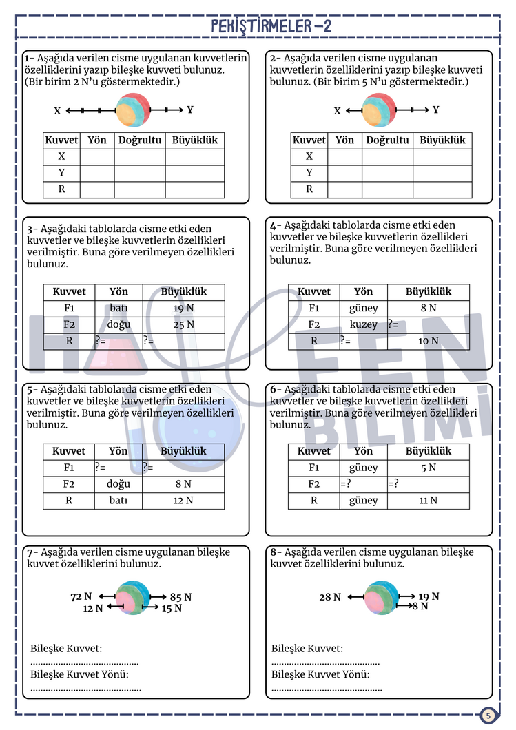 6.SINIF 2.ÜNİTE ÇALIŞMA FASİKÜLÜ HALEİLEFENBİLİMİ
