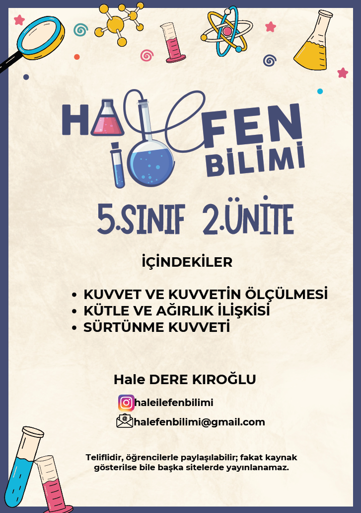 5.SINIF 2.ÜNİTE ÇALIŞMA FASİKÜLÜ HALEİLEFENBİLİMİ