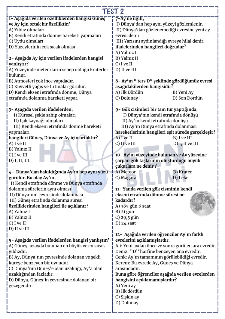 5.SINIF 1.ÜNİTE ÇALIŞMA FASİKÜLÜ HALEİLEFENBİLİMİ