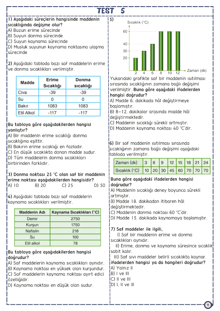6.SINIF 5.ÜNİTE FASİKÜLÜ