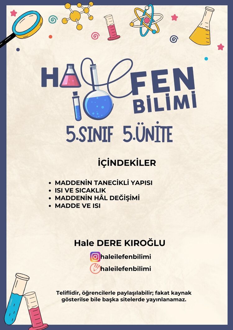 5.SINIF 5.ÜNİTE FASİKÜLÜ