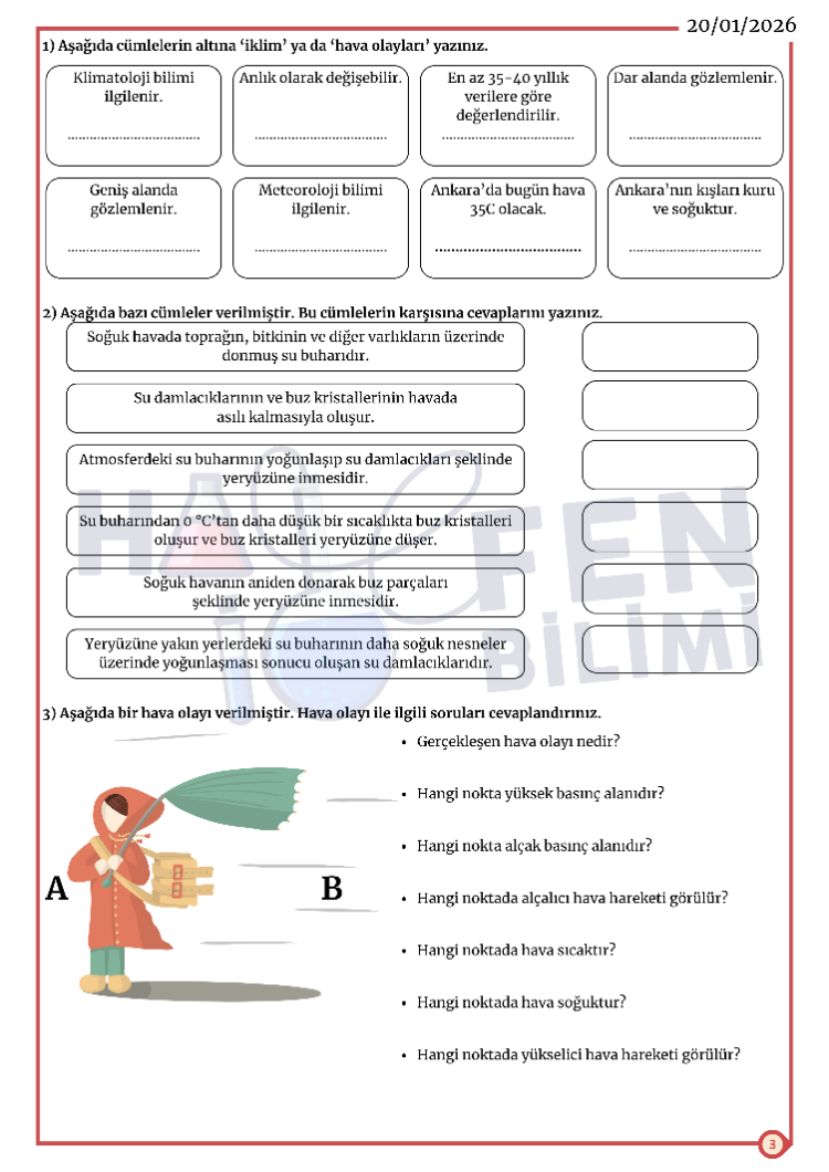 8.SINIF ARA TATİL TEKRAR 