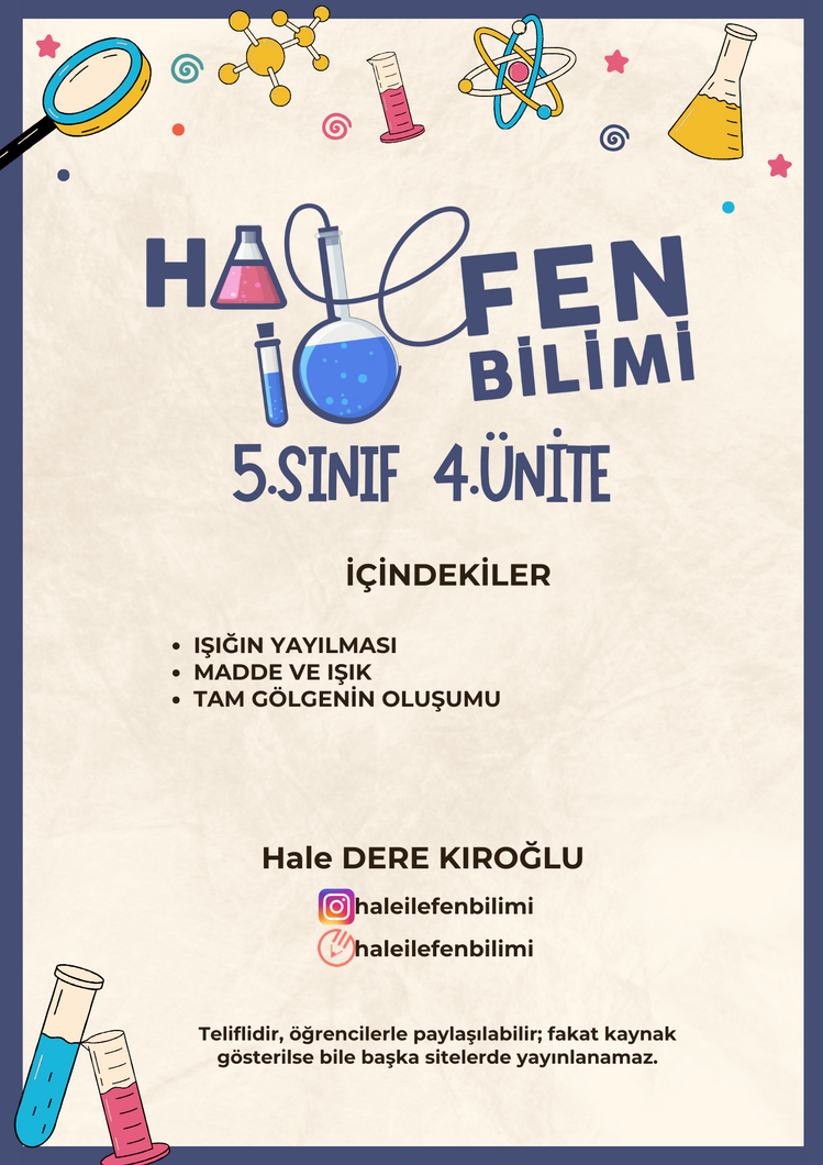 5.SINIF 4.ÜNİTE FÖYÜ