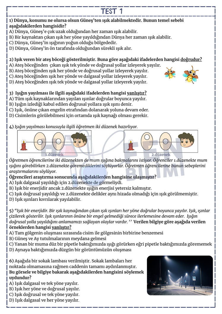 5.SINIF 4.ÜNİTE FÖYÜ