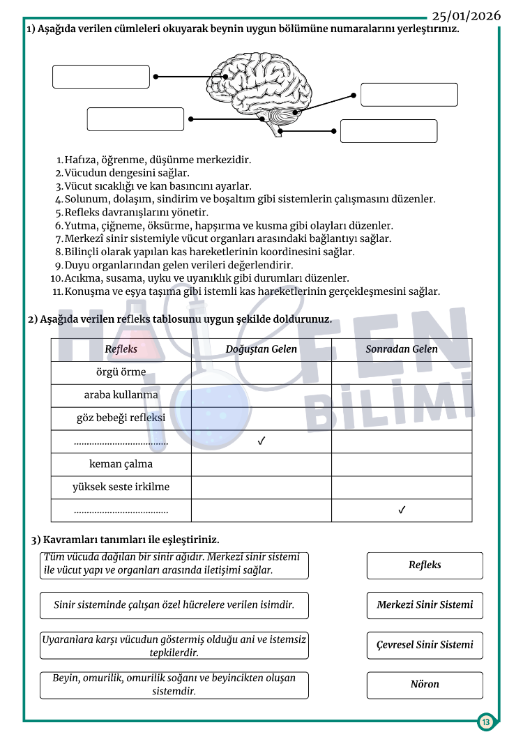 6.SINIF ARA TATİL TEKRAR 
