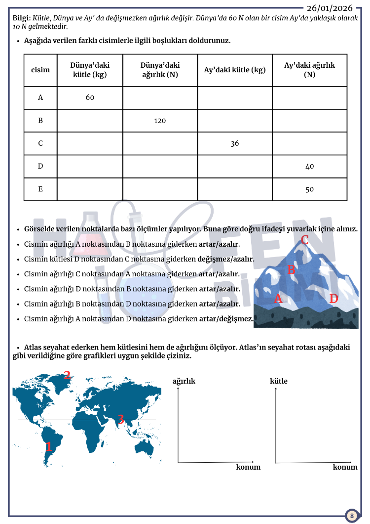 5.SINIF ARA TATİL TEKRAR 