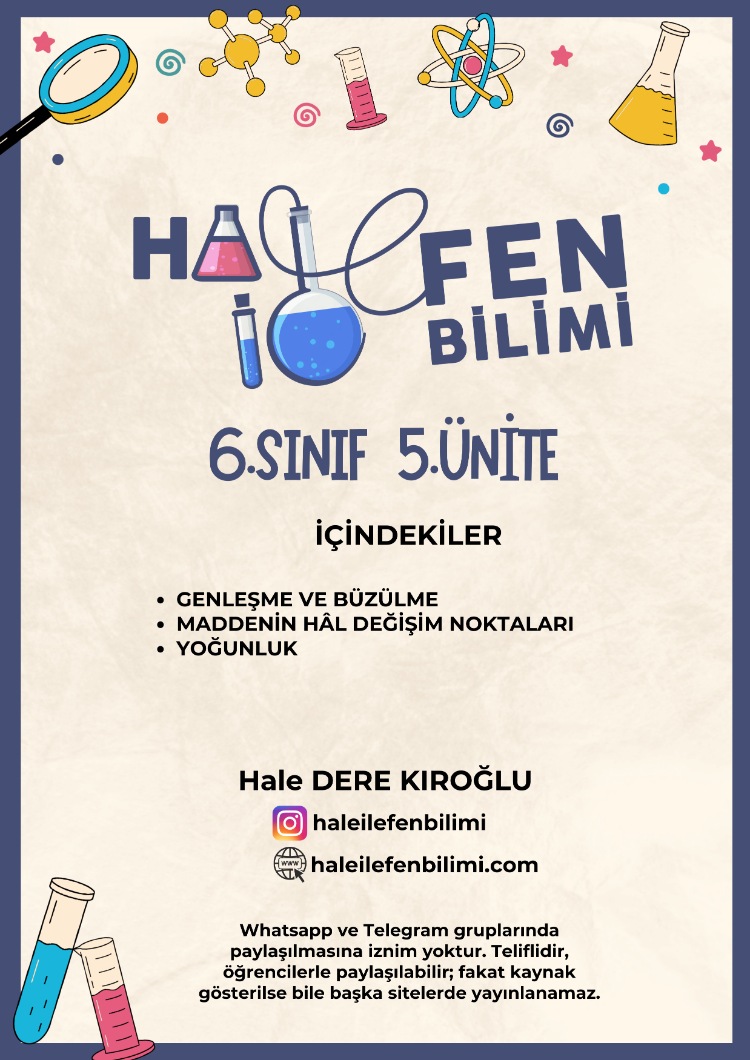 6.SINIF 5.ÜNİTE FASİKÜLÜ