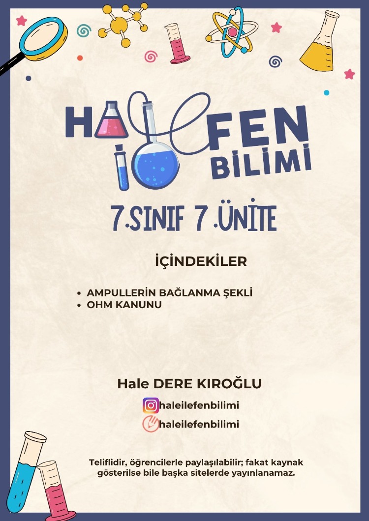 7.SINIF 7.ÜNİTE FASİKÜLÜ