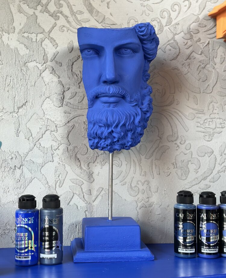 Polyester Poseidon Büst