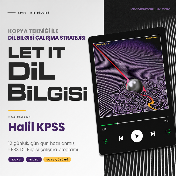 Let it Dil Bilgisi - Kopya Tekniği ile Çalışma Stratejisi