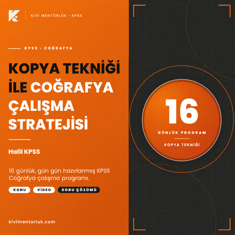 Kopya Tekniği ile Coğrafya Çalışma Stratejisi