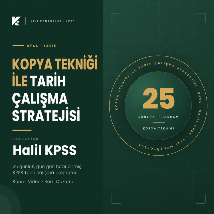Kopya Tekniği ile Tarih Çalışma Stratejisi