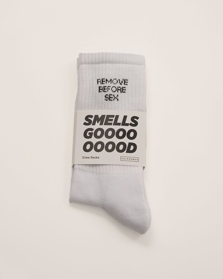 Remove Before Sex Crew Socks