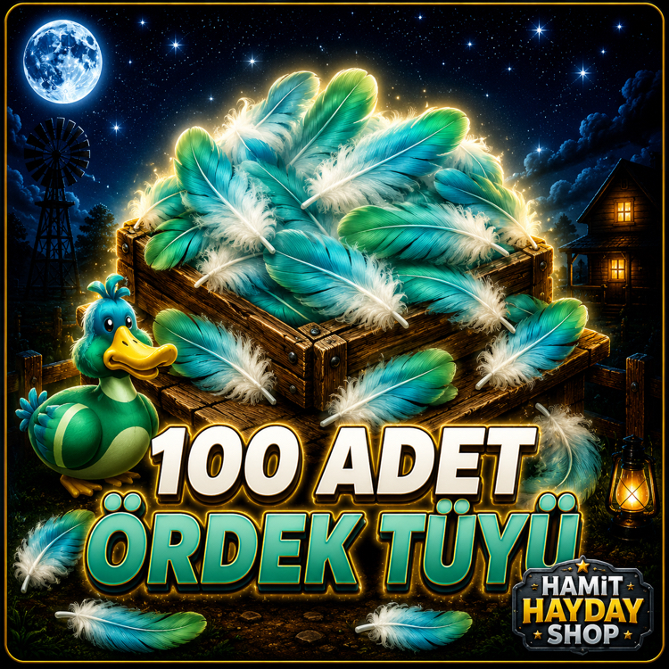 100 Adet Ördek Tüyü