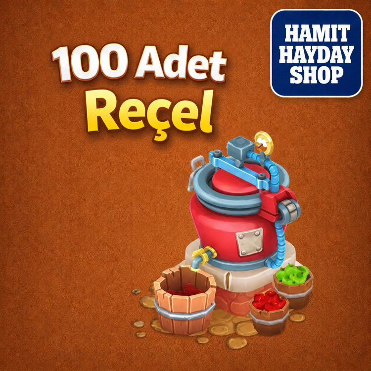 100 Adet Reçel