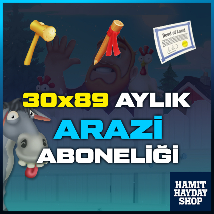 1 Aylık Arazi Aboneliği 