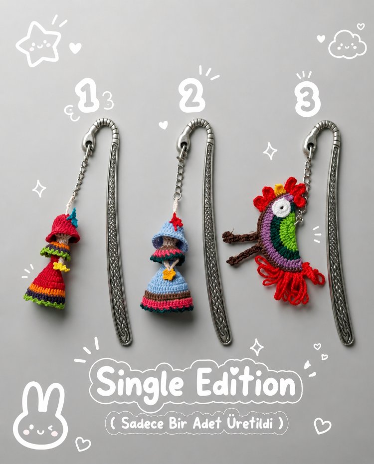 El Yapımı Kitap Ayracı Koleksiyonu | Single Edition