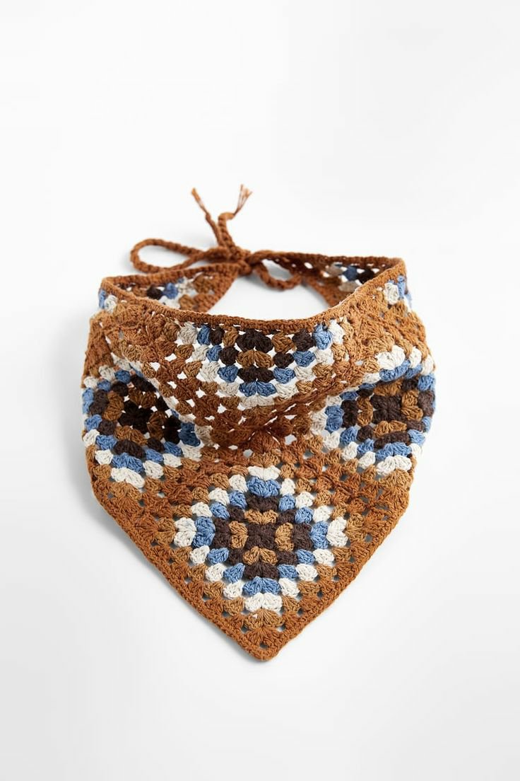 Etnik Desenli Granny Trend Bandana