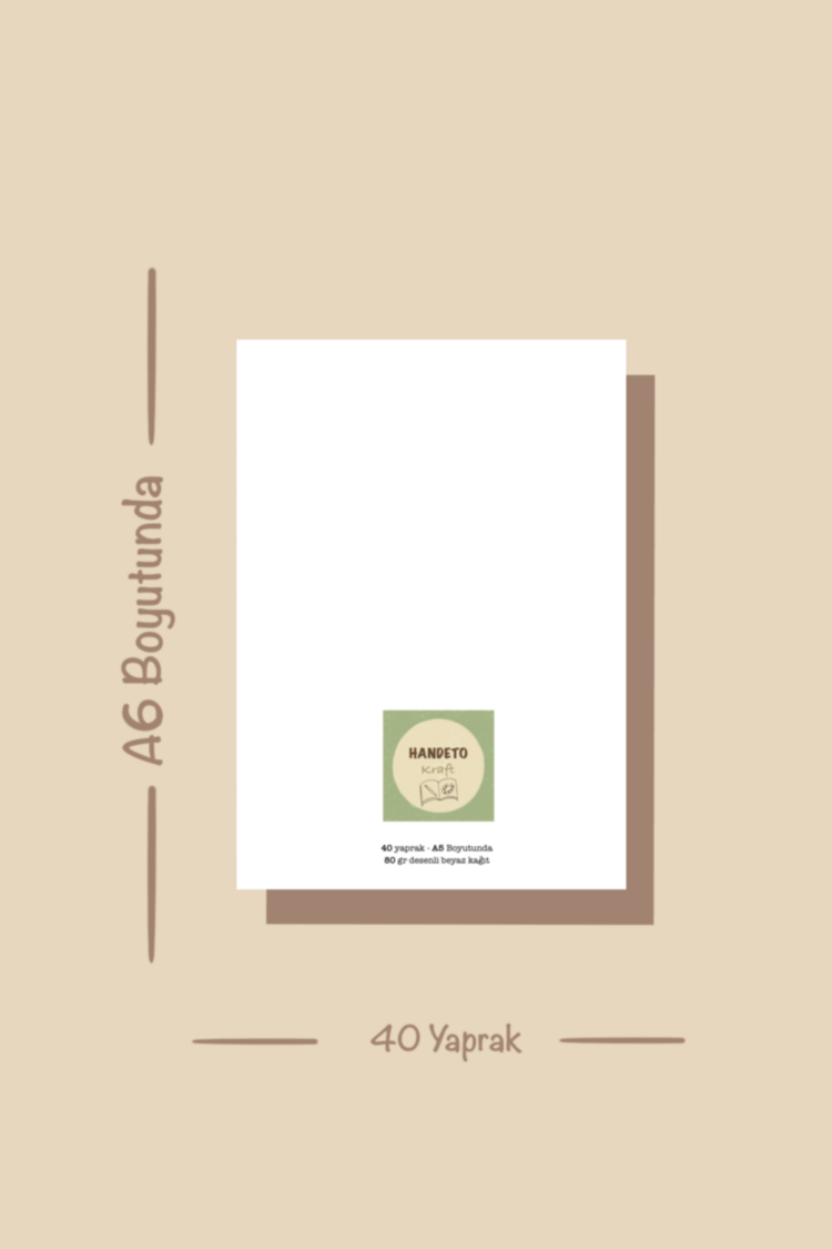 Kedi temalı notepad /Çek kopar not defteri, A6 boyutu, 40 sf., Tutkalla birleştirilmiştir.