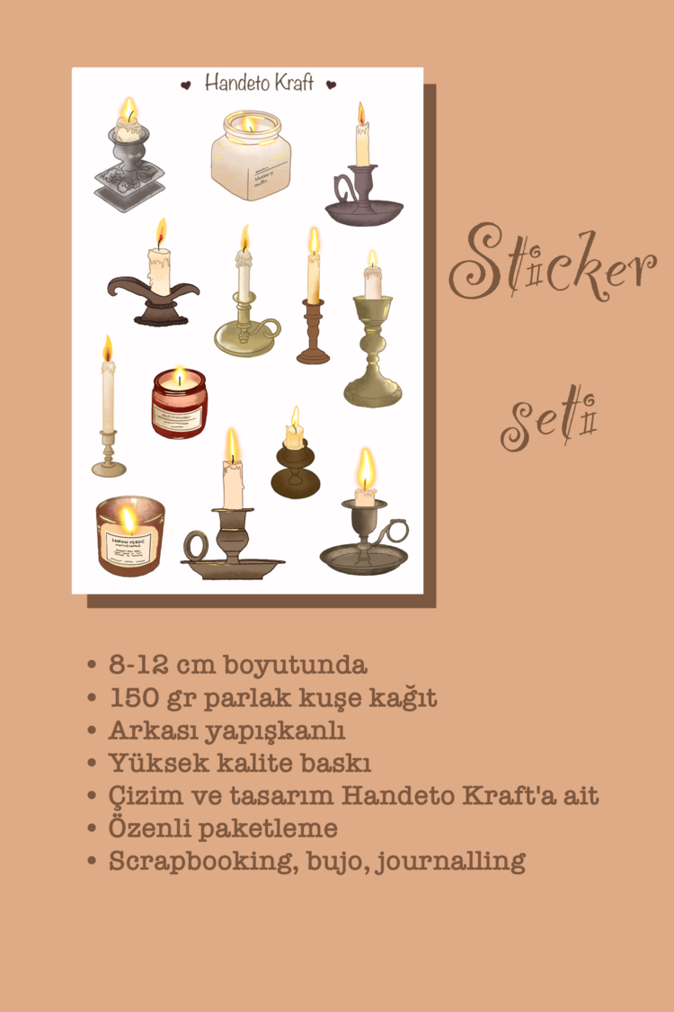 Mum sticker seti