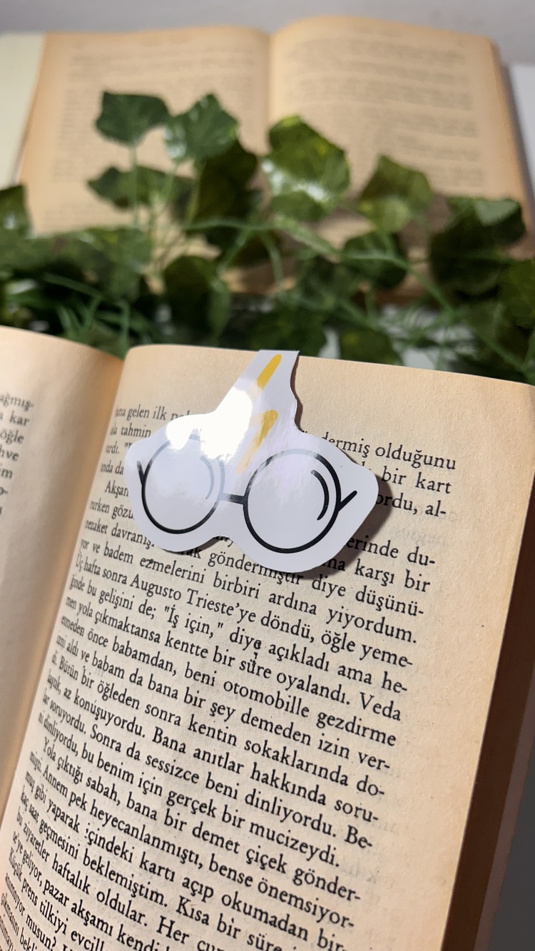 Harry Potter kitap ayracı mıknatıslı kitap ayracı magnetli kitap ayracı manyetik ayraç