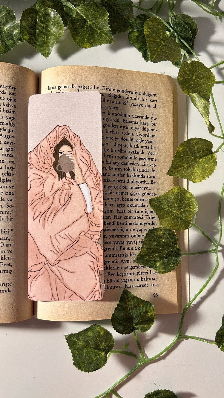 Yorgan temalı kitap ayracı