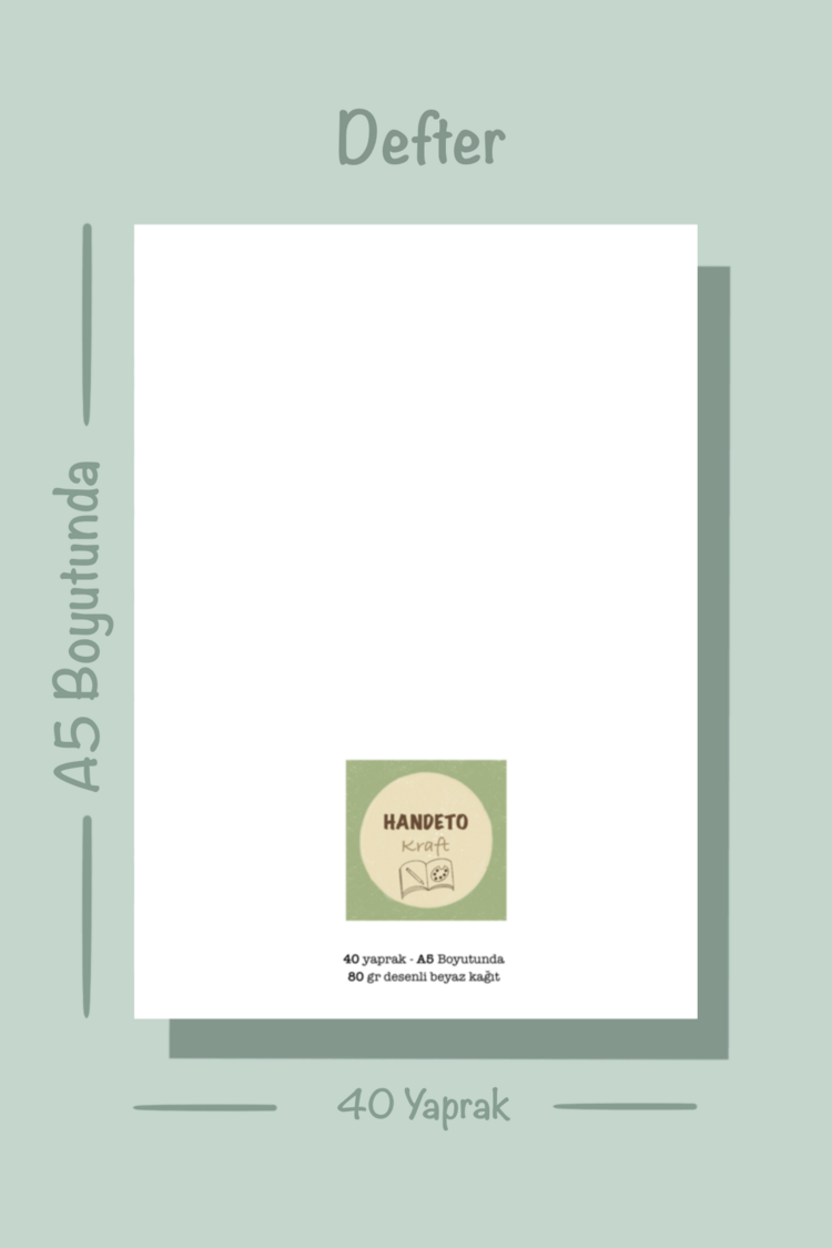 Sarı çiçek temalı notepad /Çek kopar not defteri