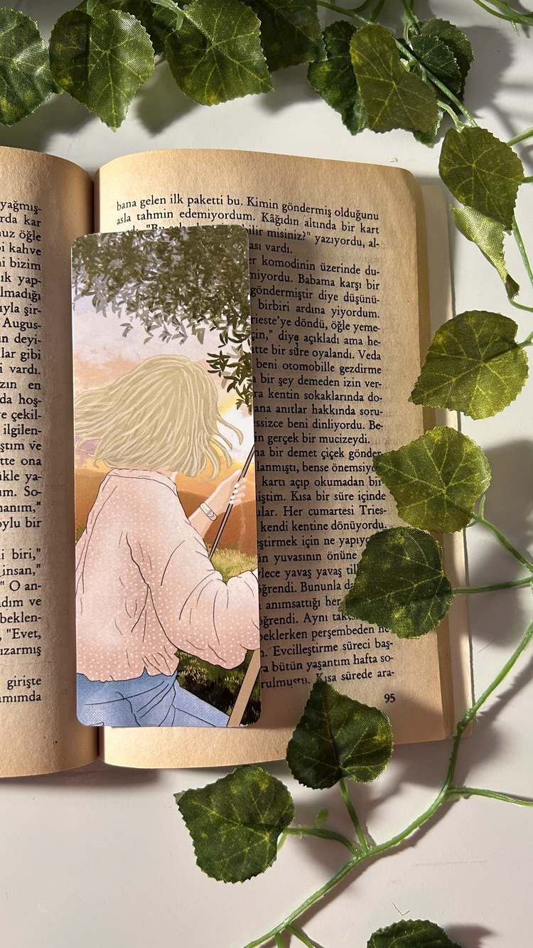 Salıncak temalı kitap ayracı