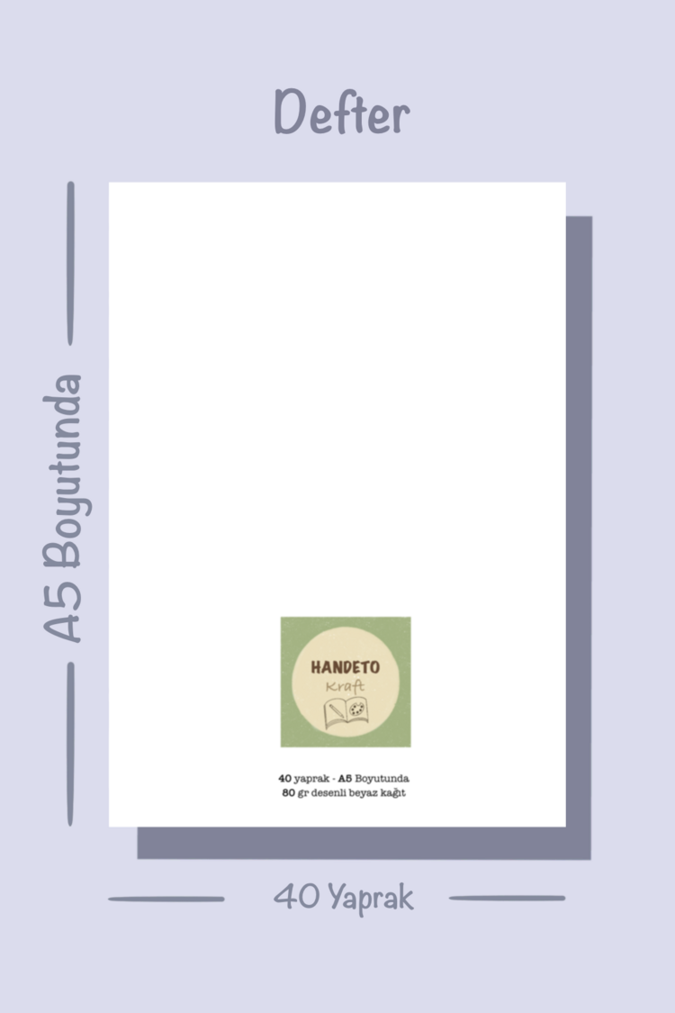 Mor çiçek notepad/memopad