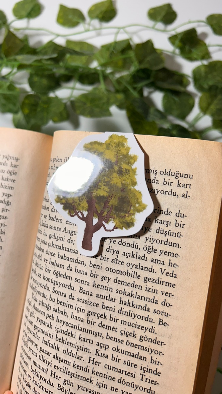 Mıknatıslı Ağaç kitap ayracı, Magnetli kitap ayracı, Manyetik kitap ayracı