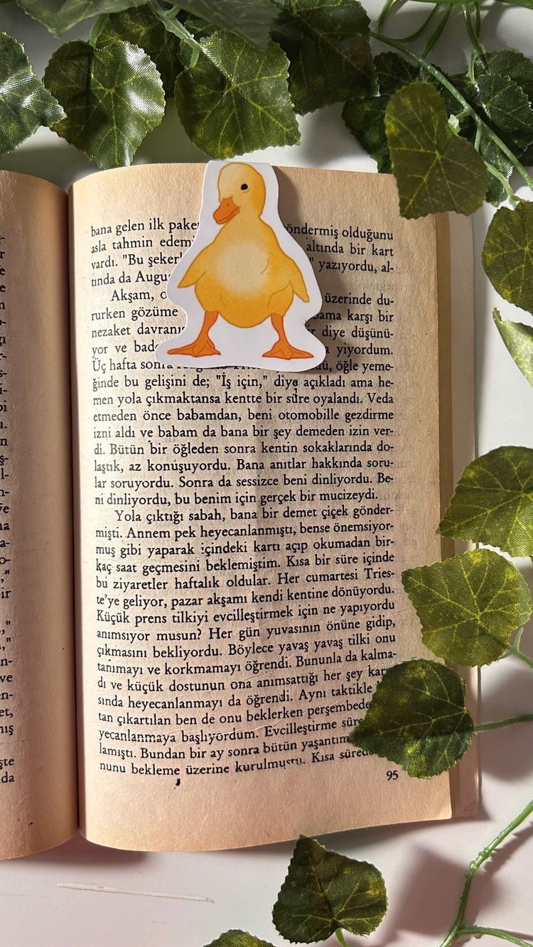 Mıknatıslı Ördek kitap ayracı, Magnetli kitap ayracı, Manyetik kitap ayracı
