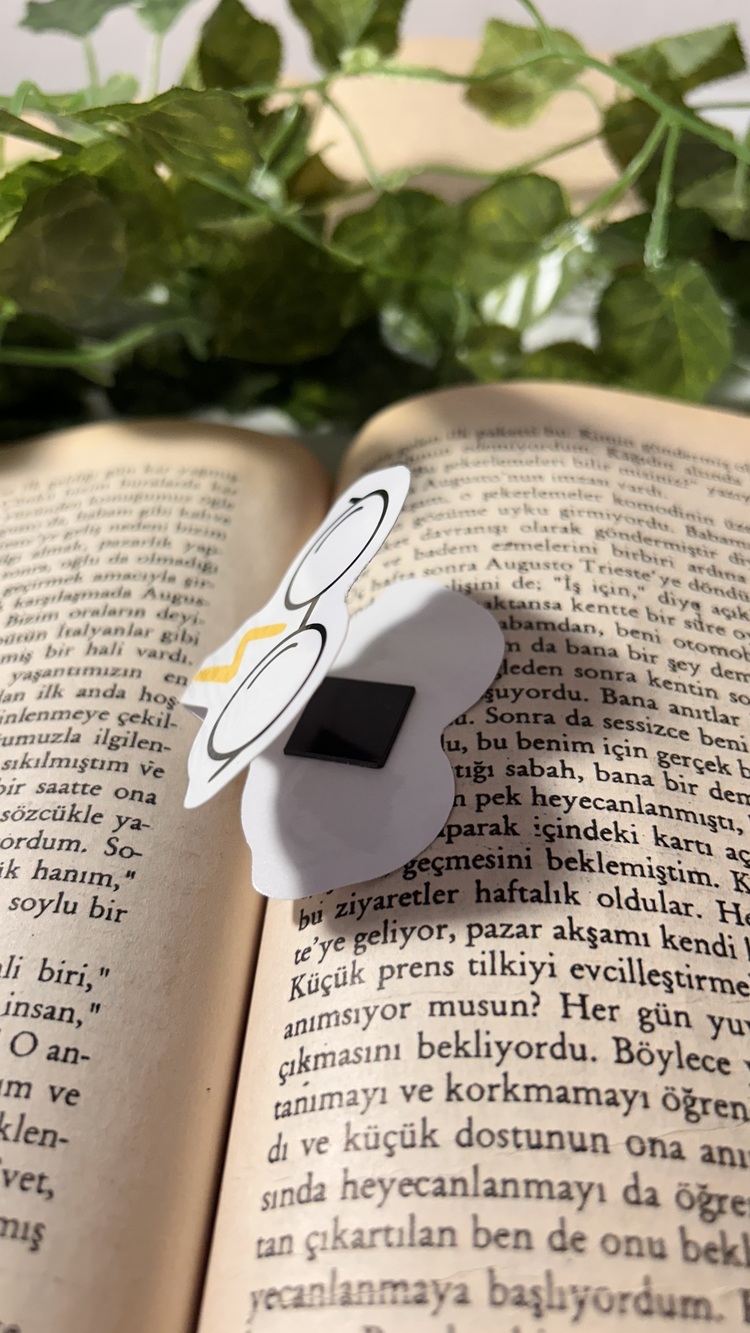 Harry Potter kitap ayracı mıknatıslı kitap ayracı magnetli kitap ayracı manyetik ayraç